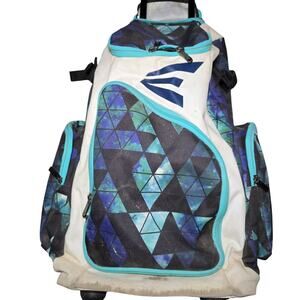 Easton Traveler Rolling Baseball Softball Stand-Up Wheeled Duffel Team Bat Bag